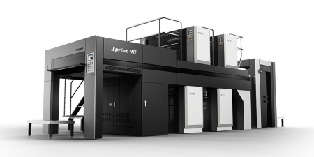 AKIYAMA JP40 Double-Sided Multi-Color Sheet-Fed Offset Printing Machine